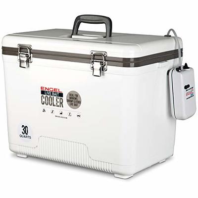 Engel 30qt Live Bait Cooler Box with 2nd Gen 2-Speed Portable