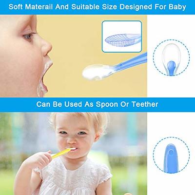 7pcs Silicone Baby Spoon For First Stage Toddler Utensils Baby Led