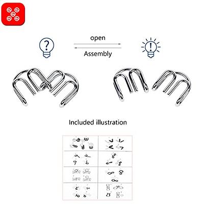 Brain Teaser Puzzles Set, 24PCS Metal Wire Puzzle Set, Disentanglement  Puzzle Educational Toys, Brain Teaser Magic Trick Toy, Metal Link Unlock  Interlock Toys for Kids Adults Birthday Gifts - Yahoo Shopping