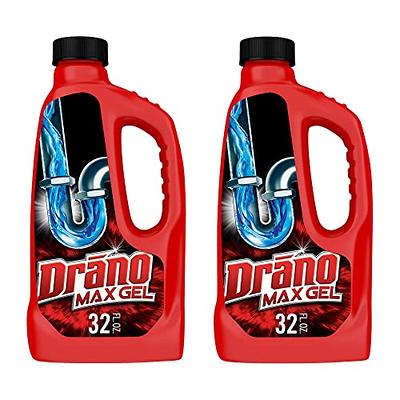 80 Oz. Max Gel Clog Remover Drano Drain Cleaner And Shower Sink Drains  Unclogs
