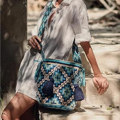 Traditional Best-Selling WAYUU Bag, Original Crochet Crossbody, Handmade  Colombian Bucket Bag, Ethical Purse, Artisanmade Mochila. (Carmen) - Yahoo  Shopping