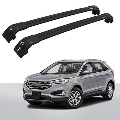 Leader Accessories Roof Rack Cargo Basket Set, Cargo Carrier Bag 15 Cubic Feet Capacity with Car Top Luggage Holder Adjustable L