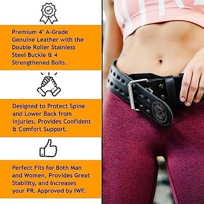 Weightlifting Lever Belt for Men Women Leopard Print Weight Lifting Belt  for Gym Powerlifting Deadlift Lower Waist Back Support