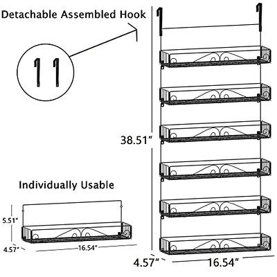 Over The Door Hook Hanger Wall Organiser Detachable Hook Rack
