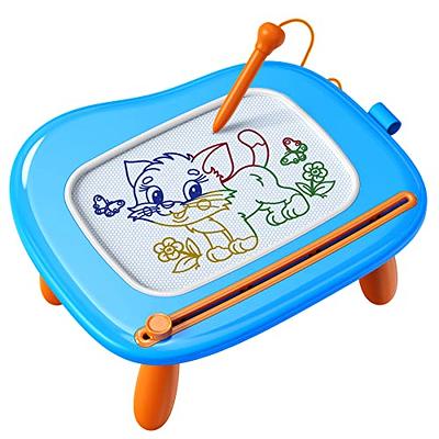 Magnetic Drawing Board Doodle Sketch Pad for 1-3 Year Old Toddler  Girls/Boys Birthday Toy Orange