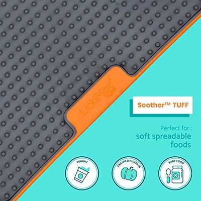 LickiMat Soother Lick Mat Dog Slow Feeder Orange