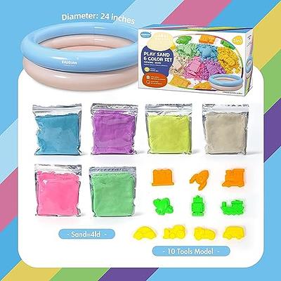 Play Sand for Kids, 4lbs Sand with 6 Colors, 10 Moldes Tools, Large Sand  Tray, Play Sand Sensory Toys for Kids Boys Girls Age 3-8 - Yahoo Shopping