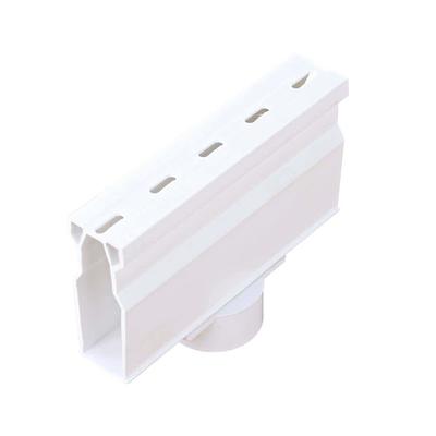 Low Profile Shower Base Drain with Perforated Strainer, 1.5 inch Side  Outlet Shower Drain, PVC Drain for Low Profile Shower Drain Trap and Side  Outlet