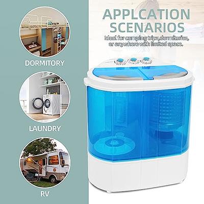 Portable Mini Washer 13lb Portable Washer Compact Twin Tub Machine Spinning  and Washing Combo 6.57 FT Inlet Gravity Drain Hose for Laundry, Dorms,  College, RV, Camping - Yahoo Shopping