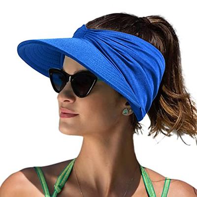 Women Sport Sun Visor Hats,Empty Top Baseball Sun Cap,Womens Sunhats with uv  Protection,Sun Hats for Young Girls Women Beach Blue-1pcs - Yahoo Shopping