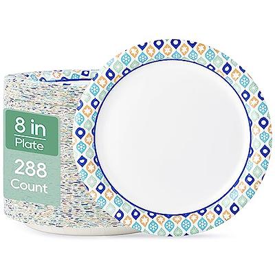 FOCUSLINE 360 Pack Paper Plates 8.375 Inch, Disposable Paper Plates Bulk  360 Count, Soak-Proof & Cut-Proof Bulk Paper Plates for Parties, Picnic and  Family Gatherings. - Yahoo Shopping