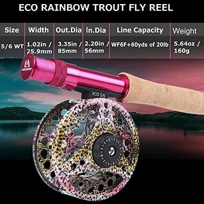 Wild Water Fly Fishing, 9 Foot, 9 and 10 Weight Rod and CNC Reel, Combo  Kit, Freshwater Flies