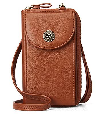 Leather Small Crossbody Bags for Women Designer Cell Phone Bag