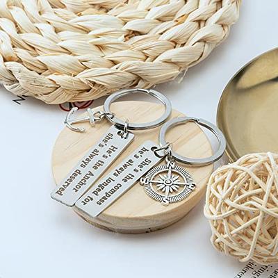 Keychain valentines day gifts for girlfriend boyfriends keyring Couple gifts  anniversary for him her keyring birthday wedding engagement gift I Love You  Gifts for husband wife - Yahoo Shopping