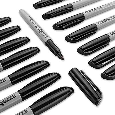 LAZGOL Permanent Markers Bulk, 32 Pack Black Permanent Marker Set, Fine  Tip, Waterproof Markers, Premium Smear Proof Pens, Waterproof, Quick  Drying, Office Supplies for School, Office, Home - Yahoo Shopping