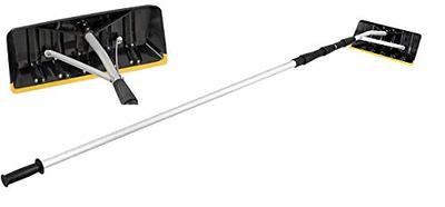 41.5″ Extendable Snow Brush and Ice Scraper, 270° Pivoting Snow Scrape