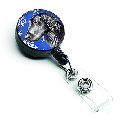 Caroline's Treasures BB5295BR Shiba Inu Retractable Badge Reel for