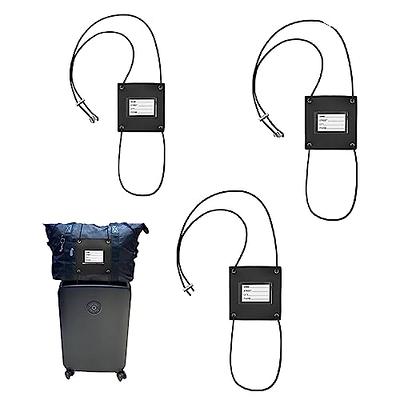 Vigorport Luggage Hook Strap,J Hook for add a Bag Luggage,Multi Adjustment  Bag Strap Hook with Hands Free(Black-Large Size)