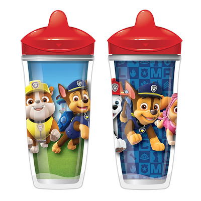 Toddler Sippy Cups for Boys, 10 Ounce Paw Patrol Sippy Cup Pack of Two  with Straw and Lid