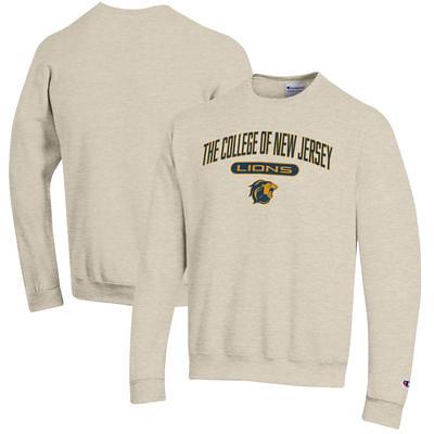 Men's Antigua Heathered Gray Detroit Lions Reward Crewneck