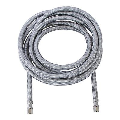 Endurance Pro 10 Foot Universal Ice Maker Flexible Braided Stainless Steel  Water Supply Hose Connector Connection, 1/4 x 1/4 Inch Compression Fittings  (1, 10 Foot) - Yahoo Shopping