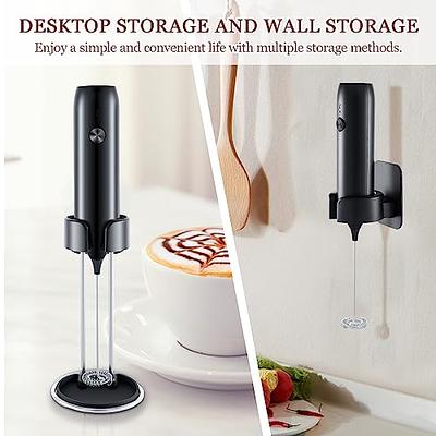 BeEcone Store Rechargeable Milk Frother Handheld with USB-C Cable