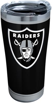 NFL Las Vegas Raiders Personalized 20 oz Black Stainless Steel Tumbler