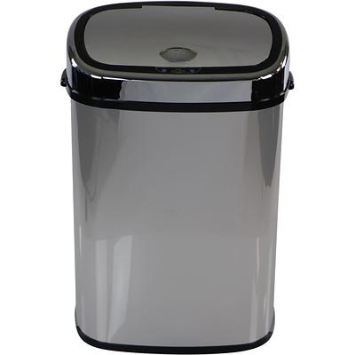 Hanover 12-Liter / 3.2-Gallon Trash Can with Sensor Lid Black