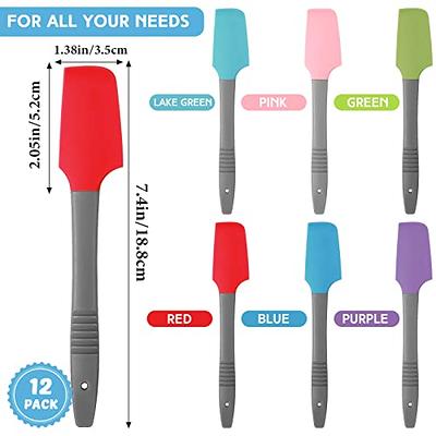 Kitchen Scraper Spatula Silicone Mini Spatula,curved Small Spatula,food Can  Spatula For Cooking Baking Frosting