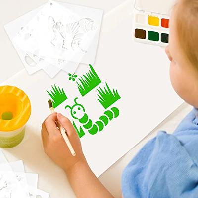 16pcs Cute Animal Stencils For Children Art Drawing Painting DIY Templates