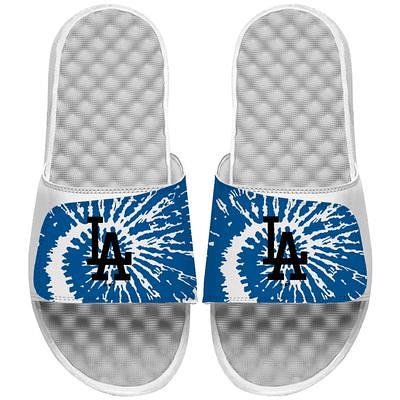 ISlide Atlanta Braves Team Tie-Dye Motto Slide Sandals