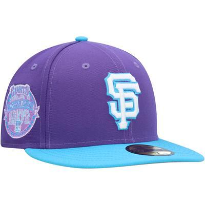 New Era Cardinal San Francisco Giants 50th Anniversary Air Force Blue Undervisor 59FIFTY Fitted Hat