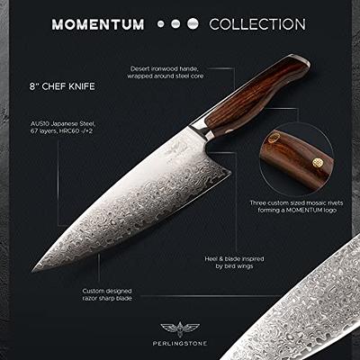  Dalstrong Santoku Knife - 5 inch - Gladiator Series Elite -  Forged German High Carbon Steel - Black G10 Handle Kitchen Knife - Asian  Vegetable Cooking Knife - Sheath Included - NSF Certified: Home & Kitchen