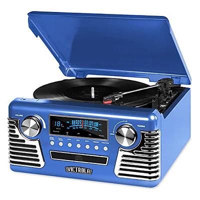 Vintage Bluetooth/FM Radio Speaker - Blue