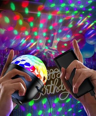 Luditek Sound Activated Party Lights with Remote Control Dj Lighting, Disco  Ball Strobe Lamp 7 Modes Stage Light for Home Room Dance Parties Birthday