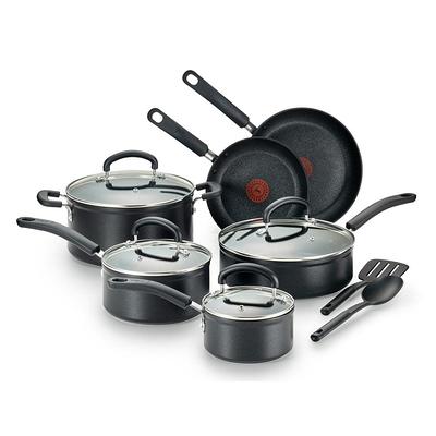 Gibson Elite Soho Lounge 15 Piece Non Stick Cookware Combo Set In Black :  Target