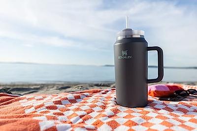 Stanley Quencher H2.0 FlowState Stainless Steel Vacuum Insulated Tumbler  with Lid and Straw for Water, Iced Tea or Coffee, Smoothie and More,  Charcoal, 64 oz - Yahoo Shopping