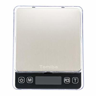  Tomiba 500g Small Scale 0.01g Resolution Digital Touch Pocket Scale  Electronic Precision Weed Jewelry Scale : Office Products
