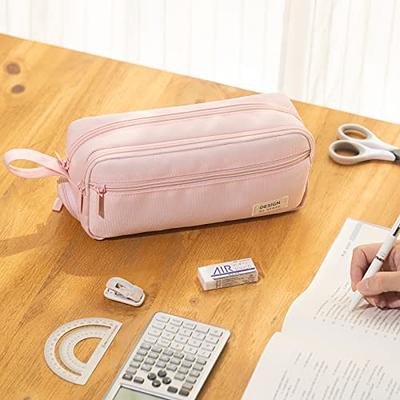 HVOMO Large Pencil Case High Capacity Holder Box Storage bag Desk