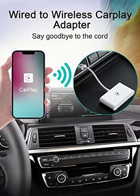 Wireless Carplay Adapter Apple Carplay Wireless Adapter Convert Wired to  Wireless CarPlay Dongle for Wireless Control Plug & Play Fit for Cars from  2015 & iPhone 