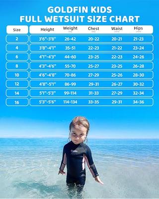  Kids Wetsuit For Toddler Girls Boys And Youth,3mm Neoprene  Swimsuits Children Wet Suits 2mm Shorty/Full Long Sleeve Back Zip In Cold  Water Warmth For Swimming Diving Jet Skiing Surfing
