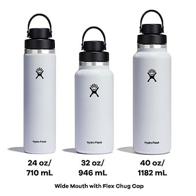 Hydro Flask 40 Oz Wide Flex Chug Cap Dew, Stainless Steel, Double-wall -  Yahoo Shopping