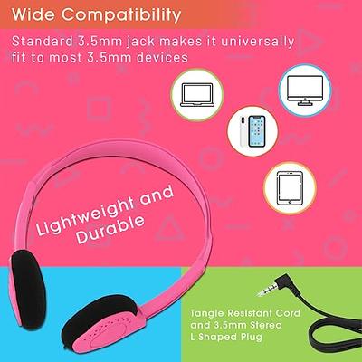 10 Pack Multi Color Earbuds Headphones - School / Library / Bulk Office  Supplies Wholesale In-Ear Stereo Earbuds for Kids, Adults - Individually  Bagged Gift - 3.5 mm Plug 