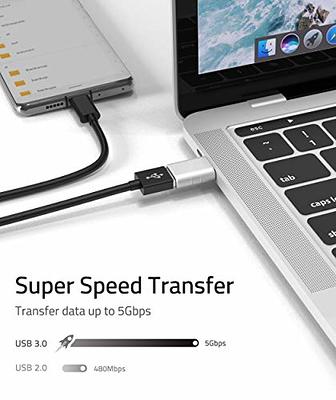  Syntech USB C to USB Adapter Pack of 2,USB C to USB3.0 Female  Adapter Compatible with iPhone 15 MacBook Pro Air, other Type C or  Thunderbolt Devices : Electronics