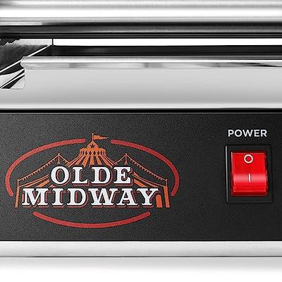 Olde Midway Electric Hot Dog Roller Grill Cooker With 7 Rollers
