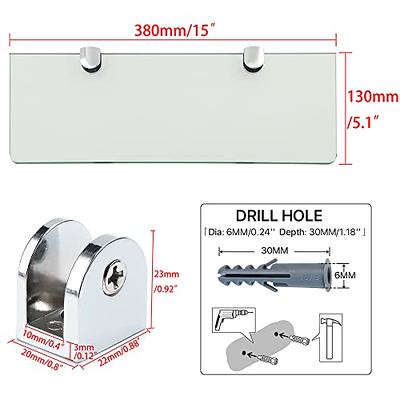 Acrylic Bathroom Shelves 1Pack Clear Shower Floating Shelf w