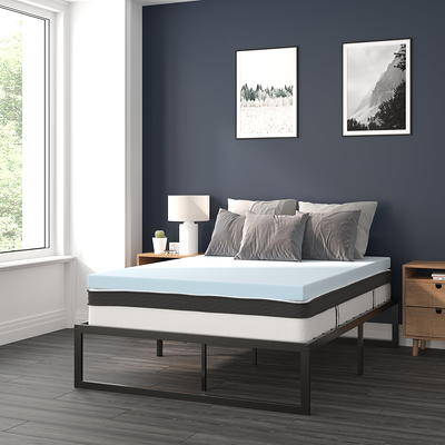 Flash Furniture Capri Comfortable Sleep 10-in King Pocketed Coil Spring  Mattress in a Box in White