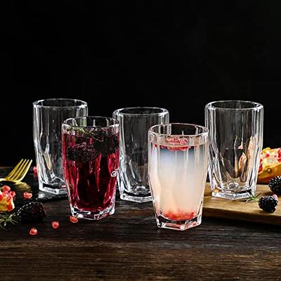 1500° C TABLETOP Beverage Glasses 11.8 oz. set of 6 from Water Drinking  Juice Glass For Soda, Juice, Milk, Coke, Spirits Women Durable Glass Water  Tumblers For Daily Use - Yahoo Shopping