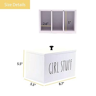 Stackable Makeup Storage Drawers, Vtopmart 4 Pack Acrylic Bathroom Organizers, Clear Plastic Storage Bins, Size: 4.4 : 4 Pack