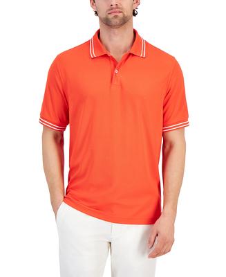 Club Room Men's Performance Stripe Polo, Created for Macy's - Red Zone ...